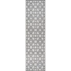 Circus Medallion High-Low Indoor/Outdoor Rug Area Rug - JONATHAN Y