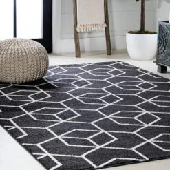 Tumbling Blocks Modern Geometric Area Rug - JONATHAN Y -Furniture store GUEST 0489445f 1514 44cd bd3b 66312466ff86