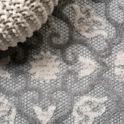 Circus Medallion High-Low Indoor/Outdoor Rug Area Rug - JONATHAN Y 2 Circus Medallion High-Low Indoor/Outdoor Rug Area Rug - JONATHAN Y - Image 2