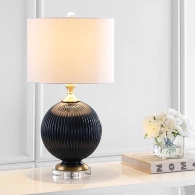 26.5" LED Glass/Crystal Table Lamp - JONATHAN Y 1 26.5" LED Glass/Crystal Table Lamp - JONATHAN Y