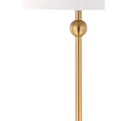 (Set Of 2) 34" Metal Hollis Table Lamps With Crystal Base (Includes LED Light Bulb) Brass - Jonathan Y -Furniture store GUEST 0737e139 7305 42fe 8480 889ffecacf7b