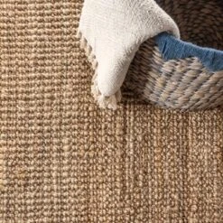Pata Hand Woven Chunky Jute Indoor Area Rug - JONATHAN Y -Furniture store GUEST 0780be70 0b51 4073 b1a7 388e4a598722
