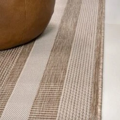 Dover Classic 3-Stripe Border Indoor/Outdoor Area Rug - JONATHAN Y -Furniture store GUEST 0939cec7 b578 4e3f 915f abe091bb4b00
