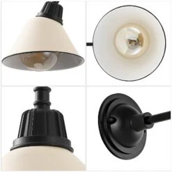 JONATHAN Y Croydon Farmhouse Industrial Indoor/Outdoor Iron LED Gooseneck Arm Outdoor Sconce 14 JONATHAN Y Croydon Farmhouse Industrial Indoor/Outdoor Iron LED Gooseneck Arm Outdoor Sconce -Furniture store GUEST 09ab87da 54c0 4b87 91a4 7c2507647d87