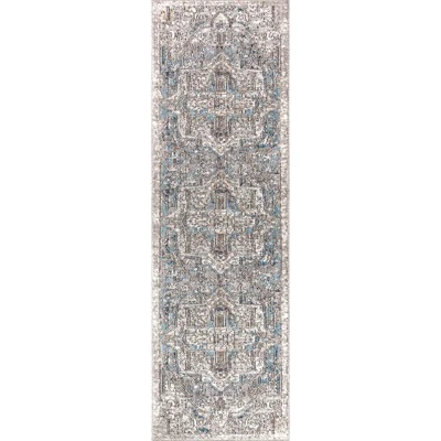 Izmir Vintage Medallion Area Rug - JONATHAN Y 1 Izmir Vintage Medallion Area Rug - JONATHAN Y