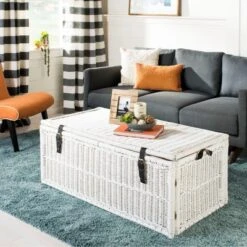 Happimess Caden Wicker Storage Trunk -Furniture store GUEST 0b2c239a 9654 40c8 9a0a 0d8a5bc729d3