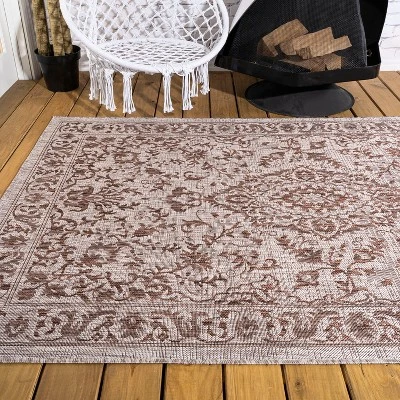 Jerash Ornate Medallion Indoor/Outdoor Area Rug - JONATHAN Y 5 Jerash Ornate Medallion Indoor/Outdoor Area Rug - JONATHAN Y - Image 5