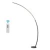 JONATHAN Y Enzo 68" Contemporary Minimalist Metal Arc Dimmable Integrated Floor Lamp Black: Single Bulb, ETL Listed