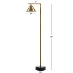 60" Chelsea Cone Shade Floor Lamp (Includes LED Light Bulb) Brass - JONATHAN Y: Marble Base, Push Button Foot Switch 5 60" Chelsea Cone Shade Floor Lamp (Includes LED Light Bulb) Brass - JONATHAN Y: Marble Base, Push Button Foot Switch -Furniture store GUEST 0ec50af6 f8da 4a5e abfe 37e7a81176e6
