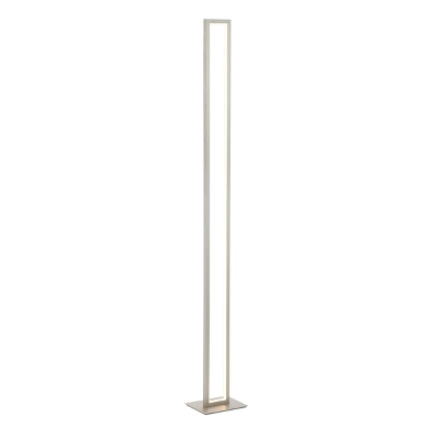 JONATHAN Y Johan 59.5" LED Integrated Aluminum Floor Lamp Nickel: ETL Listed, 3000K Warm Light Includes LED Bulb 1 JONATHAN Y Johan 59.5" LED Integrated Aluminum Floor Lamp Nickel: ETL Listed, 3000K Warm Light Includes LED Bulb