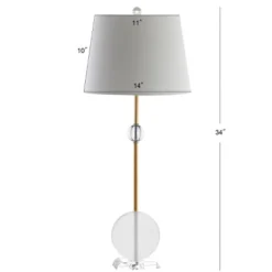 34" (Set Of 2) Spencer Crystal/Metal Table Lamp (Includes LED Light Bulb) Clear - JONATHAN Y 5 34" (Set Of 2) Spencer Crystal/Metal Table Lamp (Includes LED Light Bulb) Clear - JONATHAN Y -Furniture store GUEST 1040e4b1 42b1 41fe 8ed9 2a6140036154