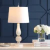 28" Glass/Metal Maddie Table Lamp (Includes Energy Efficient Light Bulb) - JONATHAN Y