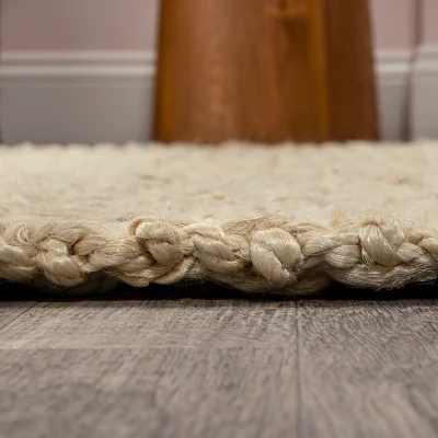 Estera Hand Woven Boucle Chunky Jute Indoor Area Rug - JONATHAN Y 8 Estera Hand Woven Boucle Chunky Jute Indoor Area Rug - JONATHAN Y - Image 8