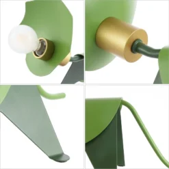 7.5" Gretchen Modern Industrial Iron Triceratops Kids' Lamp (Includes LED Light Bulb) Green - JONATHAN Y -Furniture store GUEST 1569357e f625 4556 a144 c7cc83ad1601