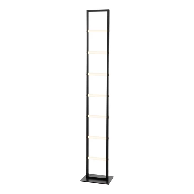 59.3" JONATHAN Y Ivan Minimalist Modern Iron Ladder Dimmable Integrated LED Floor Lamp: ETL Listed, 3000K 1 59.3" JONATHAN Y Ivan Minimalist Modern Iron Ladder Dimmable Integrated LED Floor Lamp: ETL Listed, 3000K