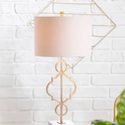 31" Metal July Table Lamp (Includes LED Light Bulb) Gold - JONATHAN Y -Furniture store GUEST 16311dbe ebf7 4c90 b81c f54bbf54a77d