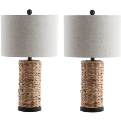 JONATHAN Y Elicia 1-Light Coastal Seagrass LED Table Lamp -Furniture store GUEST 16b285d1 cdbc 4cbf 9a1f c44dc88407ae