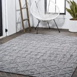 Peralta Moroccan Diamond Indoor/Outdoor Area Rug - JONATHAN Y -Furniture store GUEST 1741567e 46d0 4a26 84c2 e69f4a8a57dd