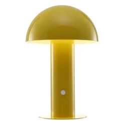 10.75" Boletus Contemporary Bohemian Rechargeable/Cordless Iron LED Mushroom Table Lamp - JONATHAN Y -Furniture store GUEST 195d1676 3efa 4ad3 9376 a48575d26188