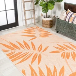 Havana Tropical Palm Leaf Indoor/Outdoor Area Rug - JONATHAN Y -Furniture store GUEST 19dd98be 0b26 454f b4ae 064f15628bfc