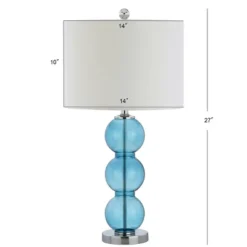 (Set Of 2) 27" Bella Glass Triple Sphere Table Lamp Sky Blue (Includes LED Light Bulb) - JONATHAN Y 5 (Set Of 2) 27" Bella Glass Triple Sphere Table Lamp Sky Blue (Includes LED Light Bulb) - JONATHAN Y -Furniture store GUEST 1a6a9d7f 0119 463d bc11 c9e05c20074b
