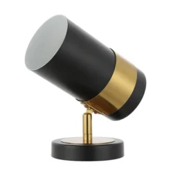 JONATHAN Y Astra 9.25" Modern Industrial Iron Adjustable Indoor Floor Spotlight: ETL Listed, 2700K Warm Light -Furniture store GUEST 1b1297c1 4d76 4078 a521 aea05763d8e5