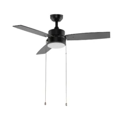 JONATHAN Y Blair 42" 1-Light 3-Speed Iron Adjustable Integrated LED Ceiling Fan With Pull Chains: Plywood Blades, Reversible Motor -Furniture store GUEST 1ca6e2a6 eb5c 45cc bd64 2ab77e19dda6