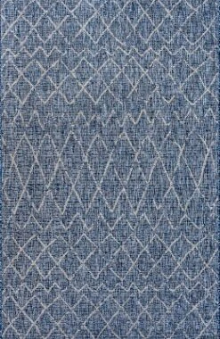 Madaba Moroccan Trellis Indoor/Outdoor Runner Rug - JONATHAN Y