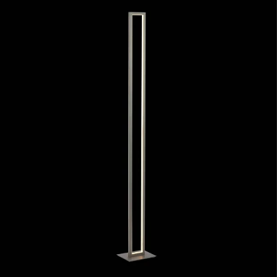 JONATHAN Y Johan 59.5" LED Integrated Aluminum Floor Lamp Nickel: ETL Listed, 3000K Warm Light Includes LED Bulb 3 JONATHAN Y Johan 59.5" LED Integrated Aluminum Floor Lamp Nickel: ETL Listed, 3000K Warm Light Includes LED Bulb - Image 3
