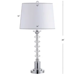 28" (Set Of 2) Kinsley Crystal Table Lamp (Includes LED Light Bulb) Clear - JONATHAN Y 5 28" (Set Of 2) Kinsley Crystal Table Lamp (Includes LED Light Bulb) Clear - JONATHAN Y -Furniture store GUEST 224ce9e3 7187 4c4a 9a6d 6da457a56fea