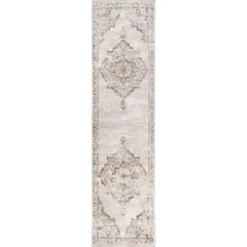 Alhambra Ornate Medallion Modern Indoor Area Rug - JONATHAN Y
