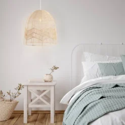 17.5" 1-Light Sofia Farmhouse Coastal Rattan LED Pendant Brown - JONATHAN Y 24 17.5" 1-Light Sofia Farmhouse Coastal Rattan LED Pendant Brown - JONATHAN Y -Furniture store GUEST 245efae5 6c32 4b1a a14c dd2317ea366b