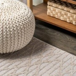 Ararat High-Low Pile Moroccan Diamond Modern Indoor/Outdoor Area Rug - JONATHAN Y -Furniture store GUEST 253b13d9 5662 410d 87be 5f264f7f9c28