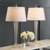 (Set Of 2) 32" Caterina Glass Table Lamp (Includes LED Light Bulb) Champagne - JONATHAN Y