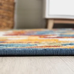 Flora Abstract Bold Mandala High-Low Indoor/Outdoor Area Rug - JONATHAN Y -Furniture store GUEST 2888282c 3474 4d99 b64c 2cac0489476d