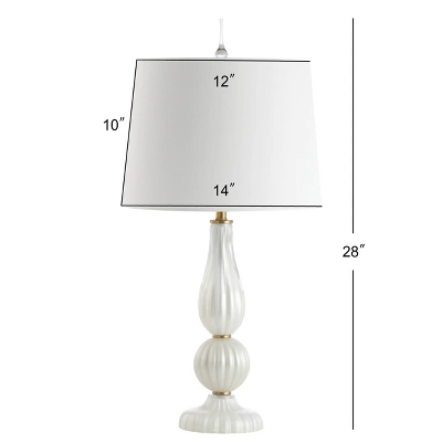 28" Glass/Metal Maddie Table Lamp (Includes Energy Efficient Light Bulb) - JONATHAN Y 3 28" Glass/Metal Maddie Table Lamp (Includes Energy Efficient Light Bulb) - JONATHAN Y - Image 3