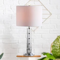 26" Crystal Hailey Table Lamp (Includes LED Light Bulb) Clear - JONATHAN Y 7 26" Crystal Hailey Table Lamp (Includes LED Light Bulb) Clear - JONATHAN Y -Furniture store GUEST 29e5b407 91c7 4848 afa5 cd8721b1d96d