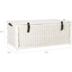 Happimess Caden Wicker Storage Trunk -Furniture store GUEST 2a1e1997 0397 480a bf8d 83cd09ce8824
