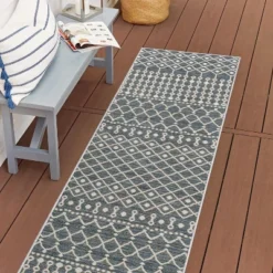 JONATHAN Y Zana Modern Geometric Moroccan Reversible Machine-Washable Indoor/Outdoor Area Rug -Furniture store GUEST 2bf217c9 f85f 4712 ad2b 030c362ac7e9