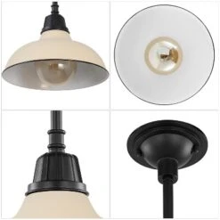 JONATHAN Y Jasper Farmhouse Industrial Indoor/Outdoor Iron LED Pendant -Furniture store GUEST 2c7e1cec 3670 4ebf b0b5 2502c159d78a