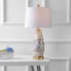 28" Jocelyn Seashell Table Lamp (Includes LED Light Bulb) White - JONATHAN Y
