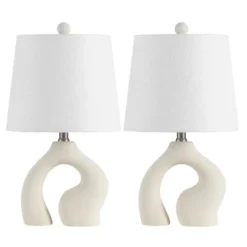 JONATHAN Y Tula Scandinavian Minimalist Ceramic Arch LED Table Lamp -Furniture store GUEST 2df67759 8698 4811 9a18 1609d4566782