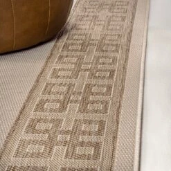 JONATHAN Y Athena Classic Geometric Border Indoor/Outdoor Area Rug -Furniture store GUEST 2e6c7b4c b454 4342 af19 183f12453112