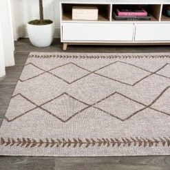 Derya Diamond Trellis Indoor/Outdoor Area Rug - JONATHAN Y -Furniture store GUEST 2f1a8987 cc66 4004 8ecc bfbbb6cf0a6c