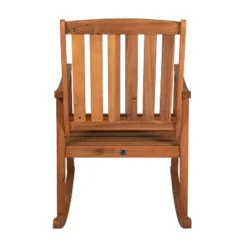 Penny Classic Slat-Back Acacia Wood Patio Outdoor Rocking Chair - JONATHAN Y -Furniture store GUEST 2f71ca5a d1c1 498e bced 045b9c54506b