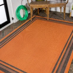 James Modern Border Stripe Indoor/Outdoor Area Rug - JONATHAN Y -Furniture store GUEST 314e3115 53ef 477c adba 603a19493e15