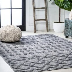 Peralta Moroccan Diamond Indoor/Outdoor Area Rug - JONATHAN Y -Furniture store GUEST 31e5abd9 6d9d 4abd a7f9 4d5763845ba3