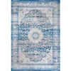 Ferro Filigree Charcoal Black And White Area Rug - JONATHAN Y