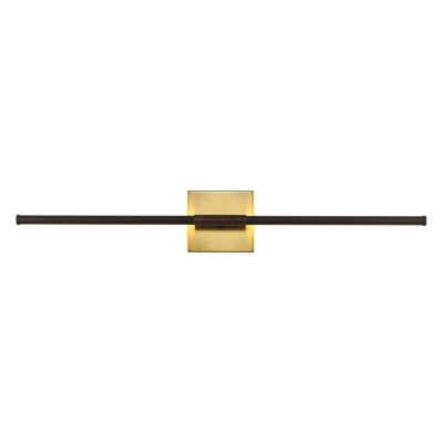 28" Makena Dimmable Integrated LED Modern Metal Wall Sconce Oil Rubbed Bronze/Brass Gold - JONATHAN Y 8 28" Makena Dimmable Integrated LED Modern Metal Wall Sconce Oil Rubbed Bronze/Brass Gold - JONATHAN Y - Image 8