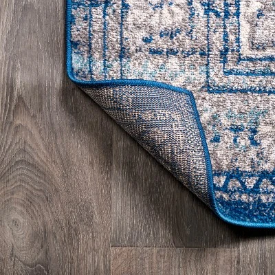 Ferro Filigree Charcoal Black And White Area Rug - JONATHAN Y 5 Ferro Filigree Charcoal Black And White Area Rug - JONATHAN Y - Image 5